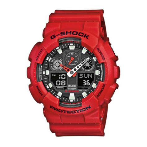 g shock protection red